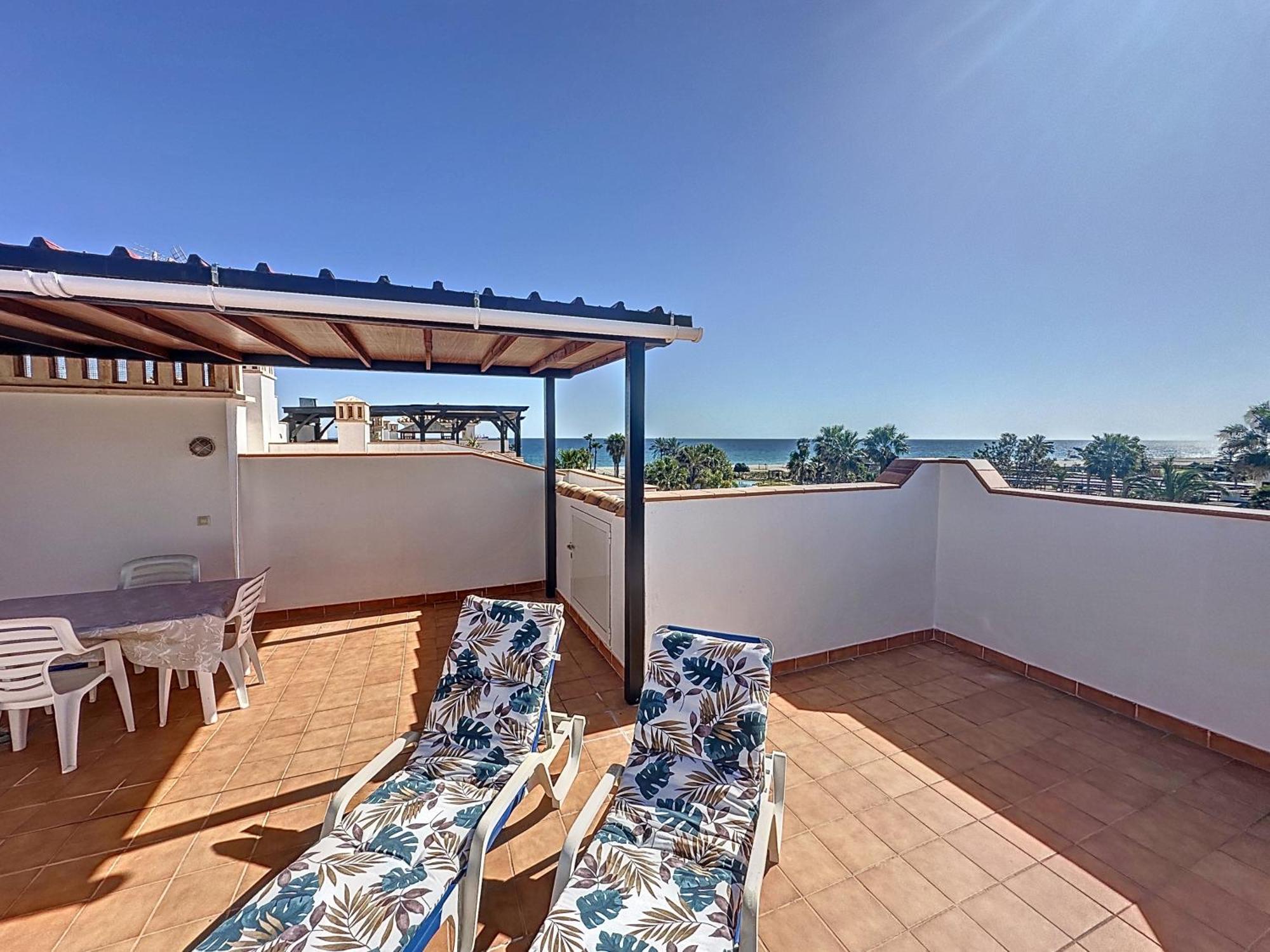 Vive Vera Rentals - Atico En 1º Linea Con Vistas Al Mar Exterior photo